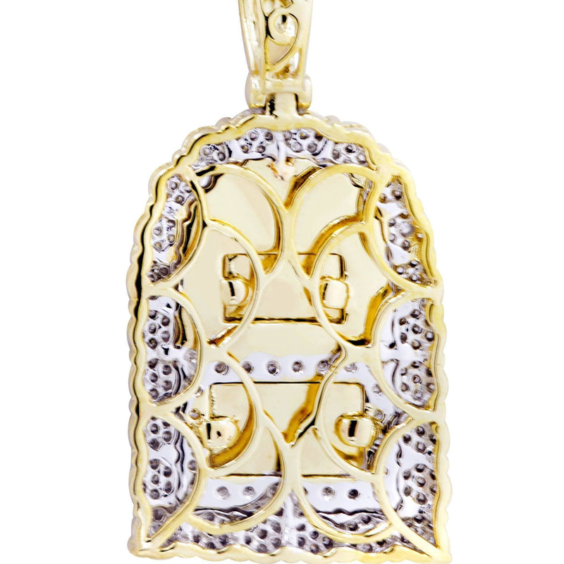 10K Yellow Gold RIP Diamond Necklace  | 0.85 Carats