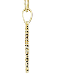 10K Yellow Gold Hamsa Diamond Necklace  | 1.75 Carats