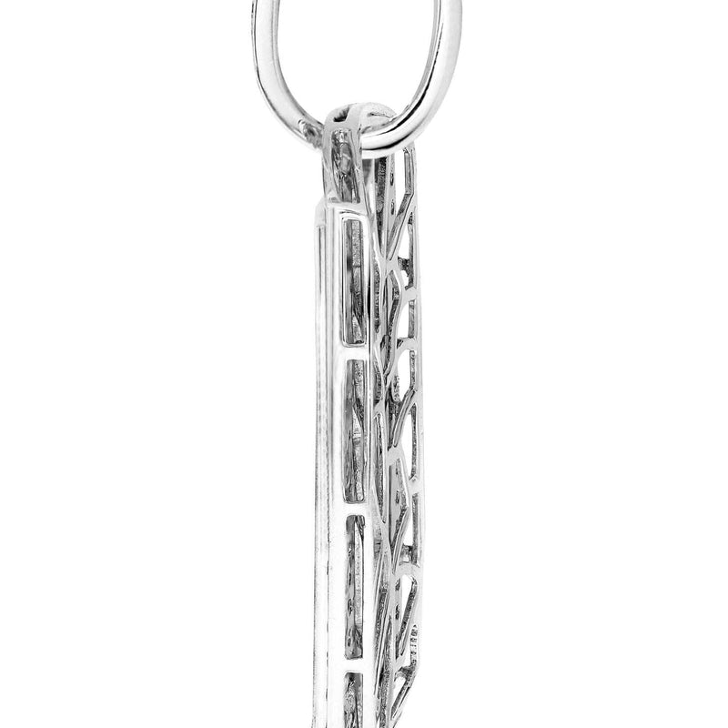 Diamond Dog Tag Pendant | 20.72 Grams | 6.3 Carats