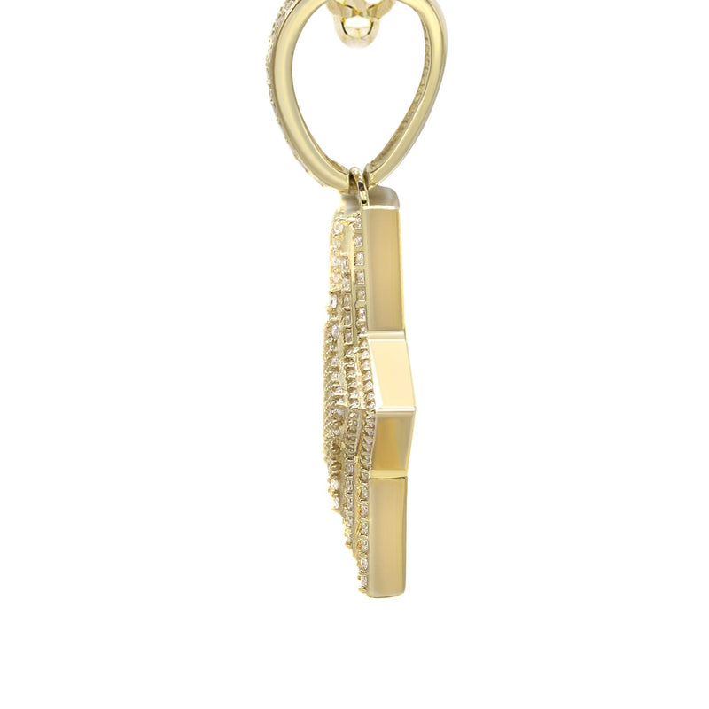 10K Yellow Gold Angel Necklace | Appx. 21 Grams