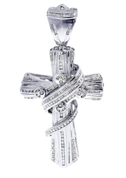 Diamond Cross Pendant| 1.68 Carats| 29.86 Grams