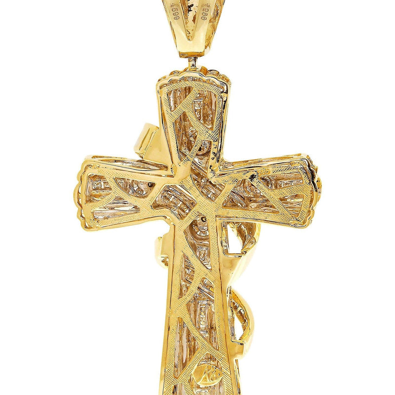 Diamond Cross Pendant| 1.62 Carats| 29.77 Grams