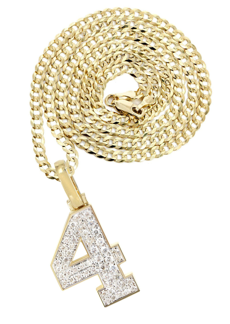 #4 Diamond Pendant Necklace | 0.44 Carats