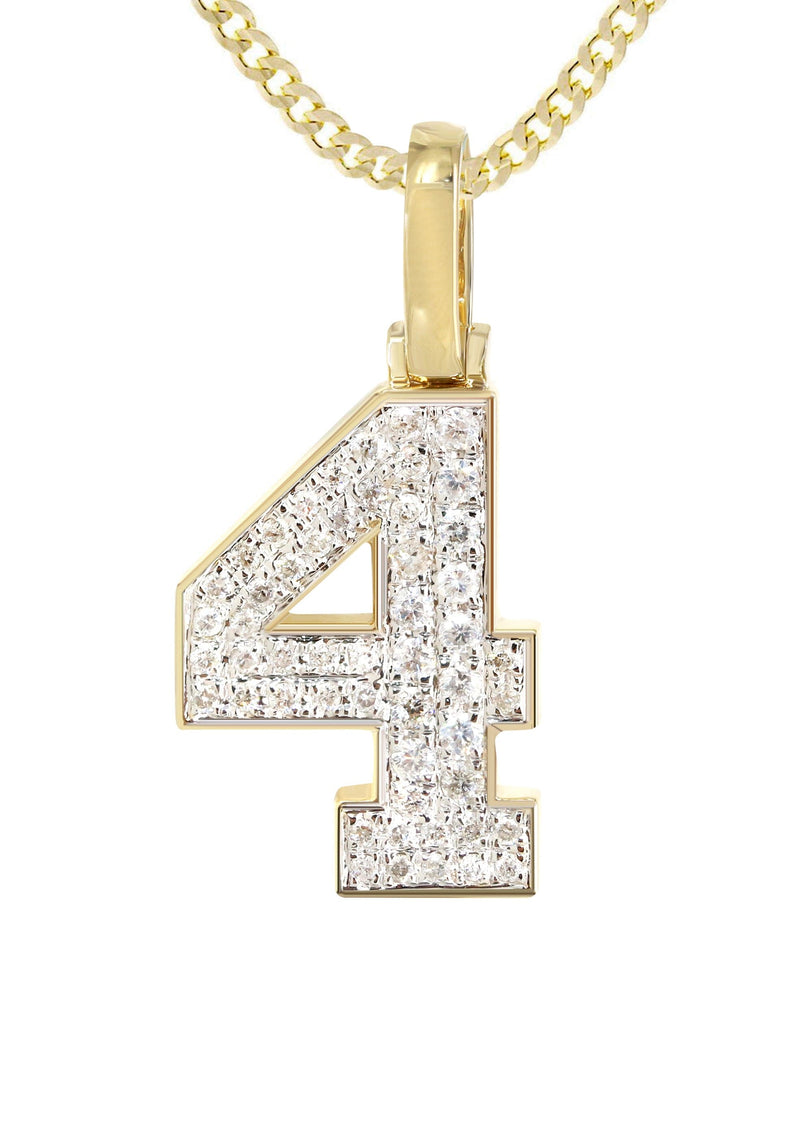 #4 Diamond Pendant Necklace | 0.44 Carats
