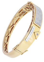 Mens Diamond Bracelet Yellow Gold| 2.36 Carats| 44.34 Grams