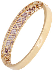 Mens Diamond Bangle Yellow Gold| 3.71 Carats| 35.66 Grams