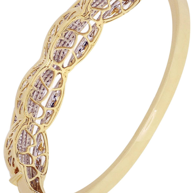 Mens Diamond Bracelet Yellow Gold| 3.47 Carats| 31.07 Grams