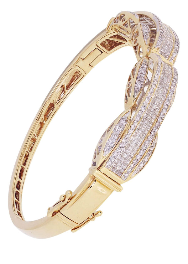 Mens Diamond Bracelet Yellow Gold| 3.47 Carats| 31.07 Grams