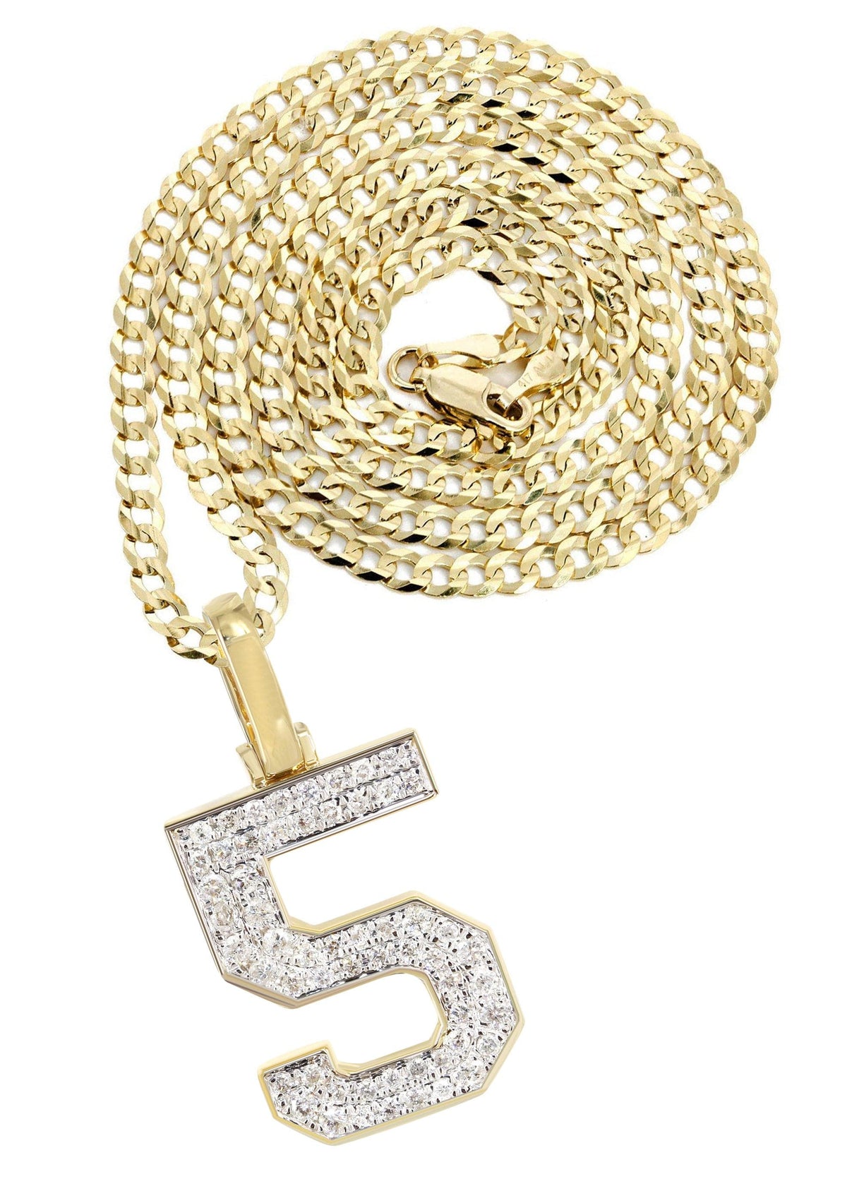 #5 Diamond Pendant Necklace | 0.46 Carats