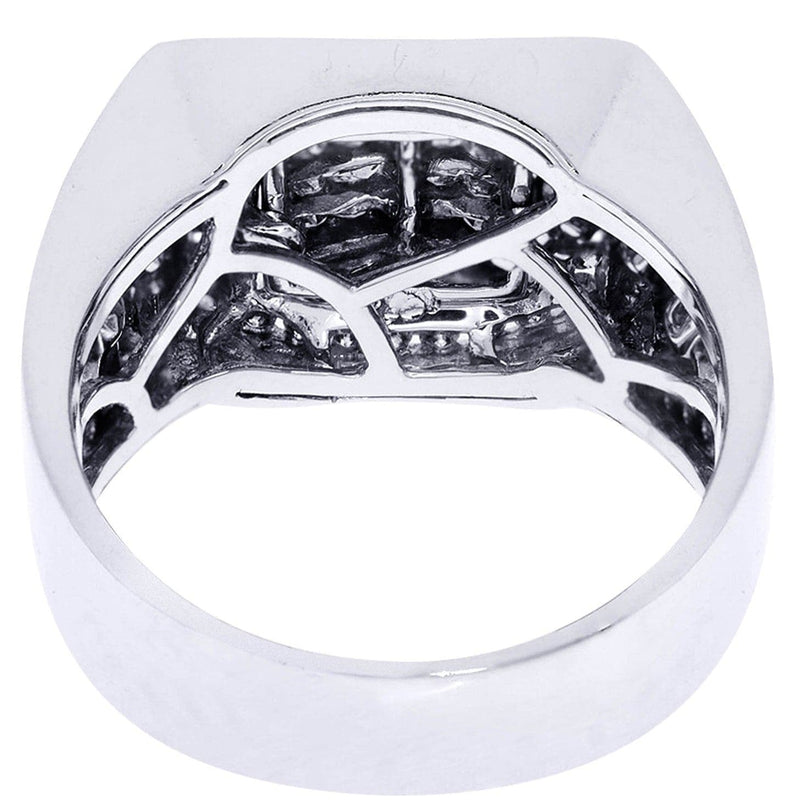 White Gold Mens Diamond Ring| 0.68 Carats| 12.99 Grams