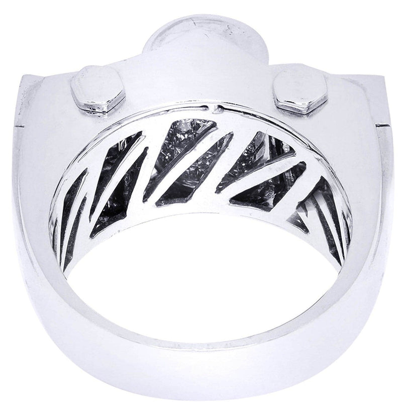White Gold Mens Diamond Ring| 2.69 Carats| 17.59 Grams
