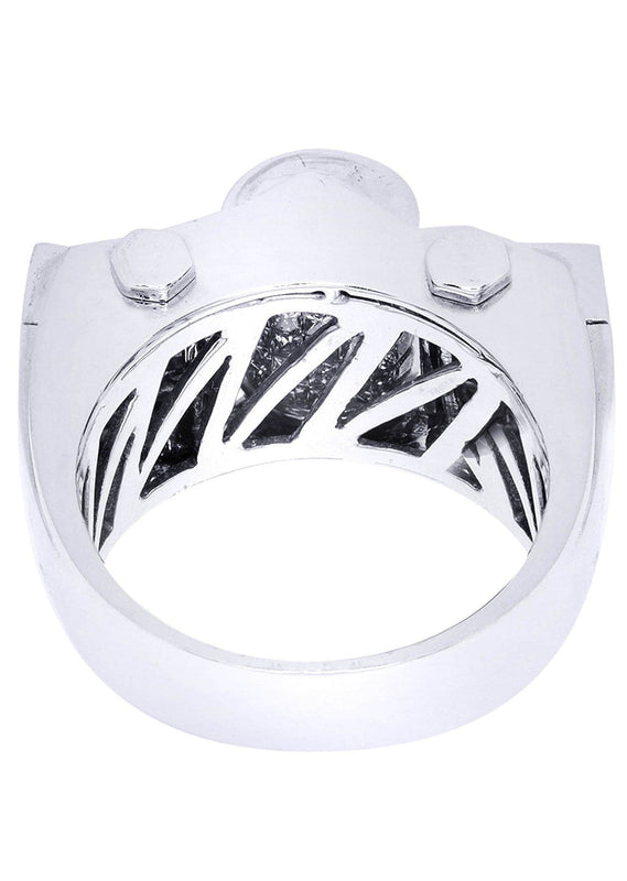 White Gold Mens Diamond Ring| 2.69 Carats| 17.59 Grams