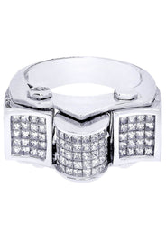 White Gold Mens Diamond Ring| 2.69 Carats| 17.59 Grams