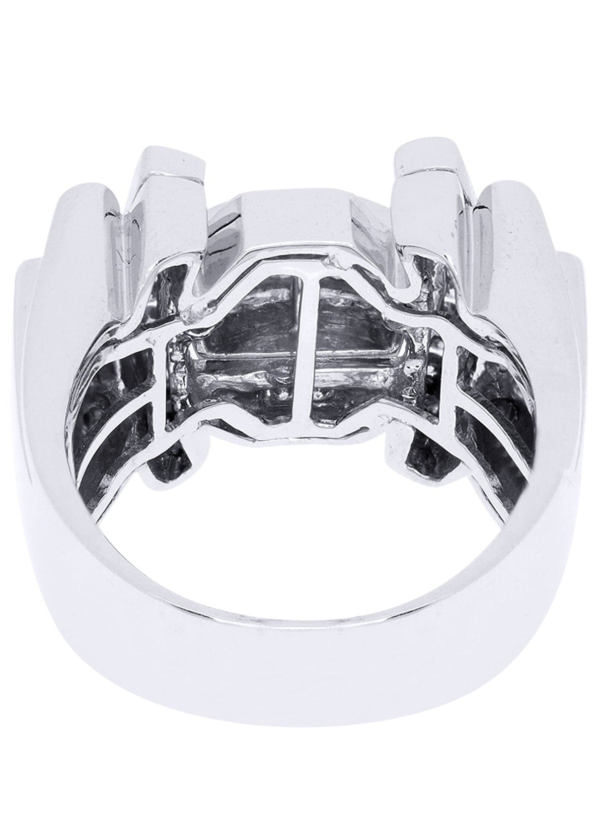 White Gold Mens Diamond Ring| 1.28 Carats| 17.39 Grams