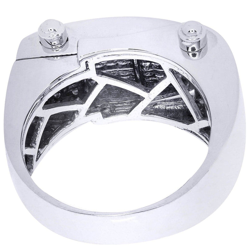 White Gold Mens Diamond Ring| 1.41 Carats| 12.22 Grams