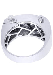 White Gold Mens Diamond Ring| 1.41 Carats| 12.22 Grams