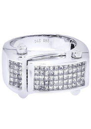 White Gold Mens Diamond Ring| 1.41 Carats| 12.22 Grams