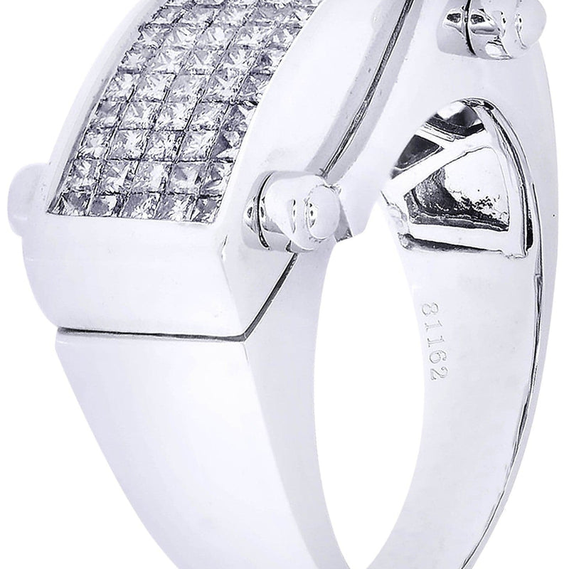 White Gold Mens Diamond Ring| 1.41 Carats| 12.22 Grams