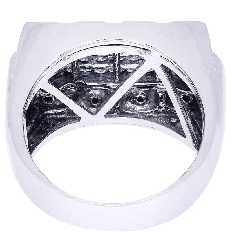 White Gold Mens Diamond Ring| 1.33 Carats| 13.87 Grams