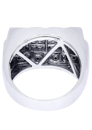 White Gold Mens Diamond Ring| 1.33 Carats| 13.87 Grams