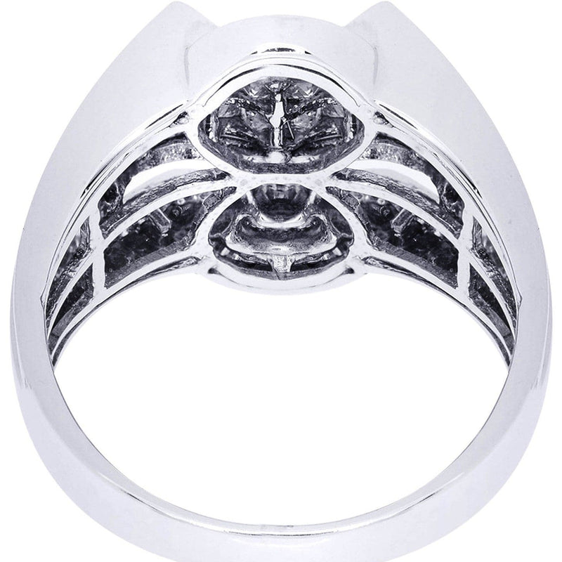 White Gold Mens Diamond Ring| 1.26 Carats| 10.15 Grams