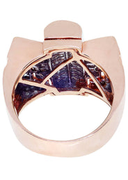 Rose Gold Mens Diamond Ring / Pinky Diamond Ring| 1.88 Carats