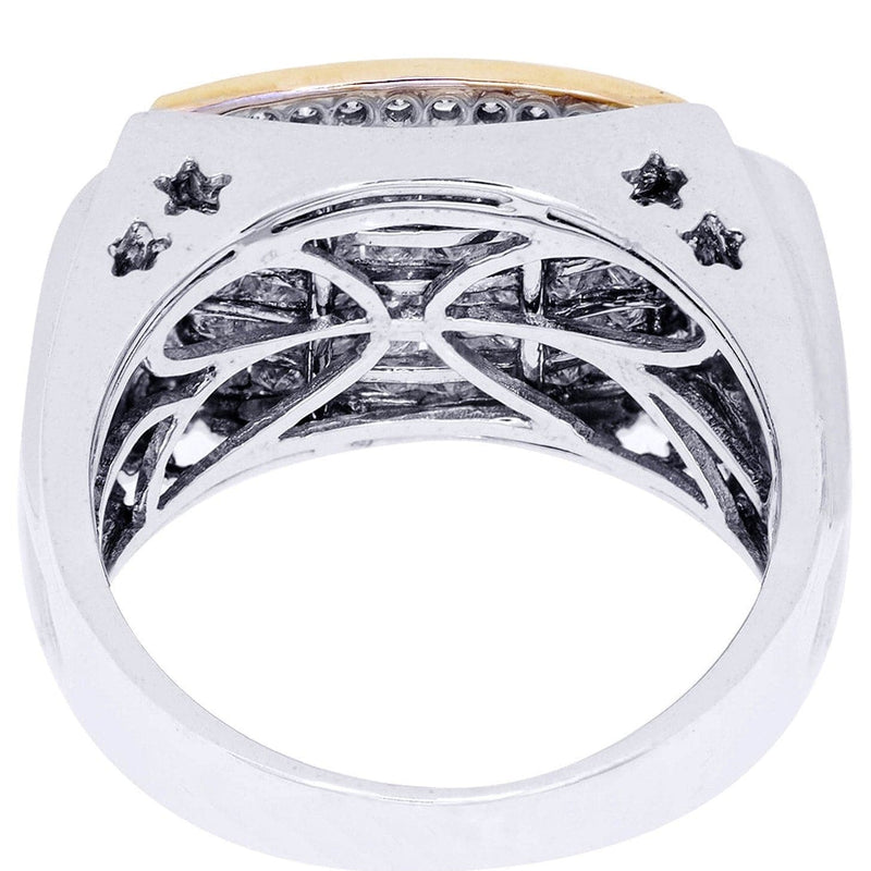 White Gold Mens Diamond Ring| 1.68 Carats| 11.24 Grams