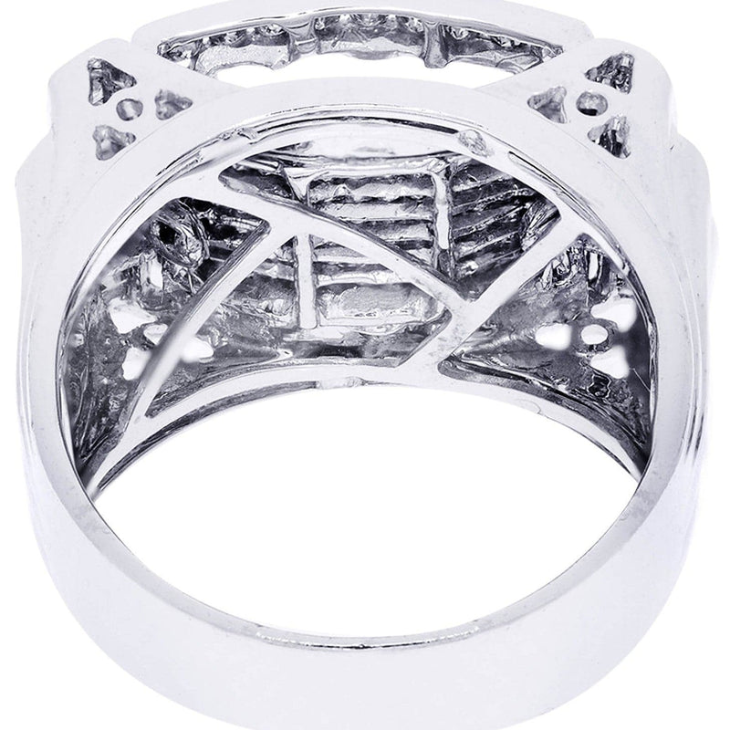 White Gold Mens Diamond Ring| 1.32 Carats| 14.43 Grams