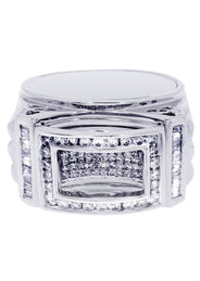 White Gold Mens Diamond Ring| 1.32 Carats| 14.43 Grams