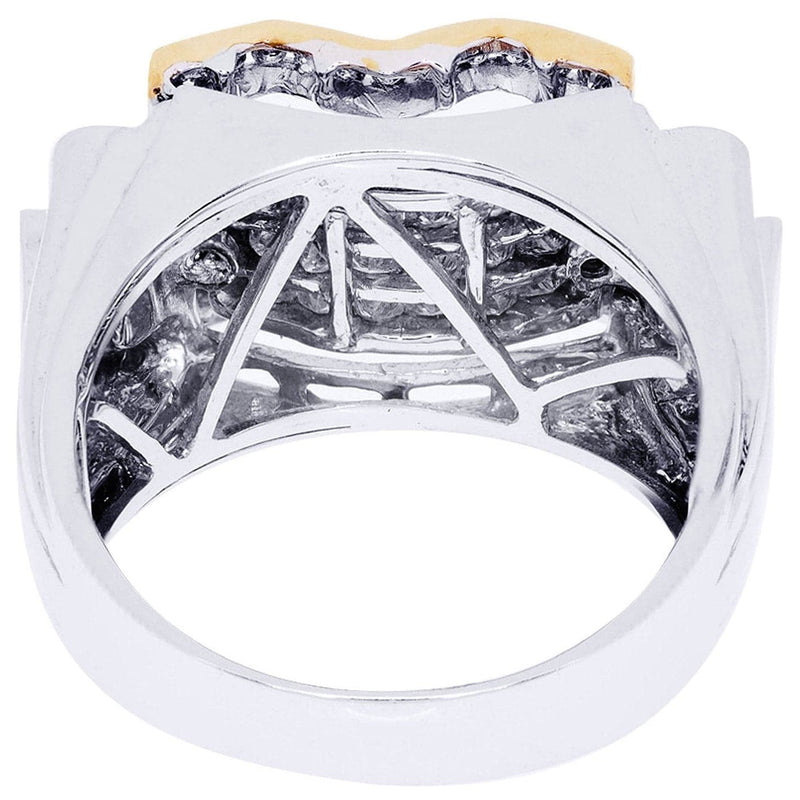 White Gold Mens Diamond Ring| 1.5 Carats| 14.59 Grams