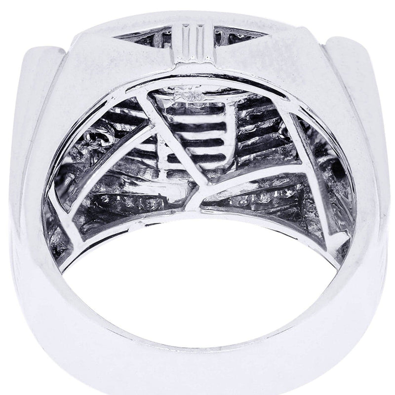 White Gold Mens Diamond Ring| 1.49 Carats| 17.17 Grams