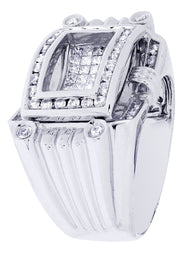 White Gold Mens Diamond Ring| 1.49 Carats| 17.17 Grams