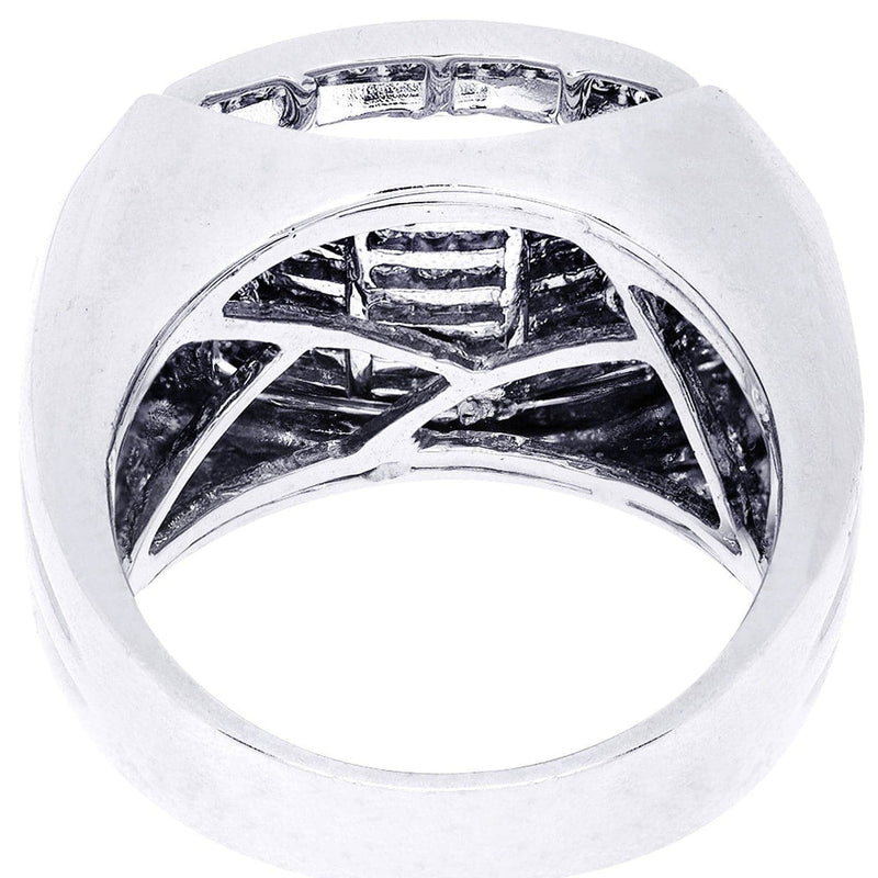 White Gold Mens Diamond Ring| 1.18 Carats| 18.23 Grams