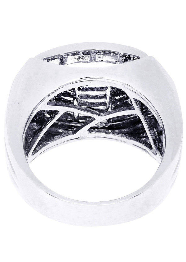 White Gold Mens Diamond Ring| 1.18 Carats| 18.23 Grams