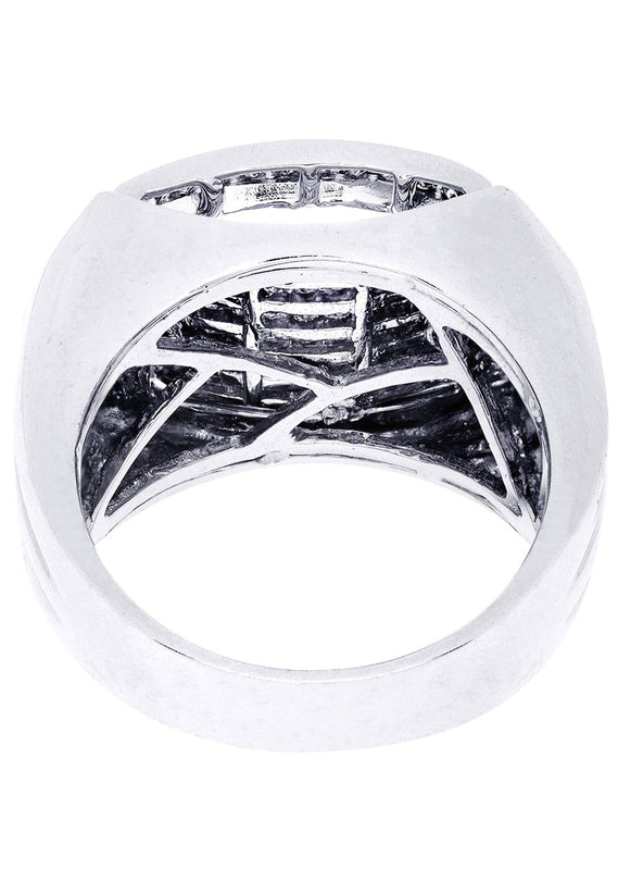 White Gold Mens Diamond Ring| 1.18 Carats| 18.23 Grams