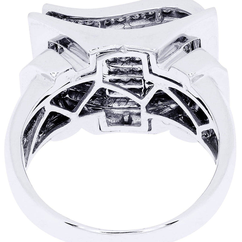 White Gold Mens Diamond Ring| 1.24 Carats| 13.19 Grams
