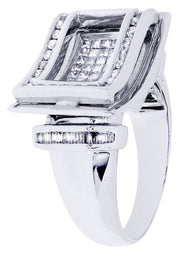 White Gold Mens Diamond Ring| 1.24 Carats| 13.19 Grams
