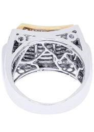White Gold Mens Diamond Ring| 1.48 Carats| 15.44 Grams