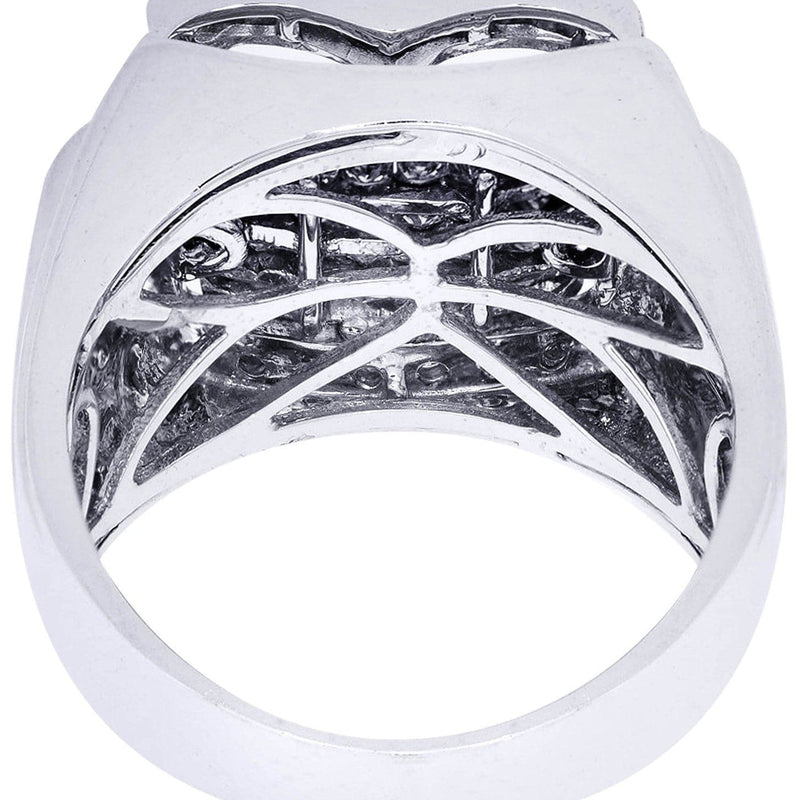 White Gold Mens Diamond Ring| 1.44 Carats| 14.73 Grams