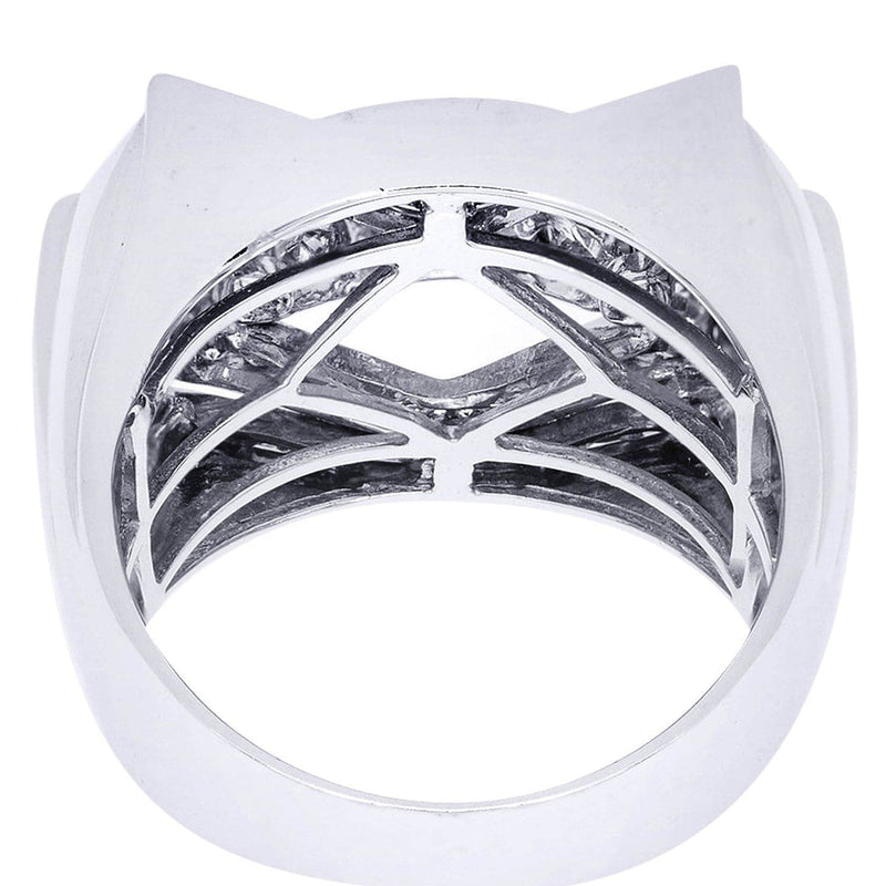White Gold Mens Diamond Ring| 1.44 Carats| 14.01 Grams