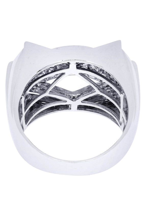 White Gold Mens Diamond Ring| 1.44 Carats| 14.01 Grams
