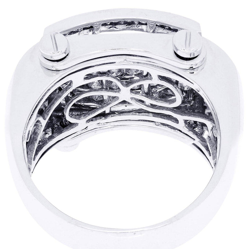 White Gold Mens Diamond Ring| 0.54 Carats| 14.84 Grams