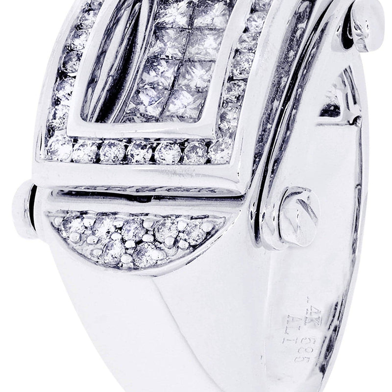 White Gold Mens Diamond Ring| 0.54 Carats| 14.84 Grams