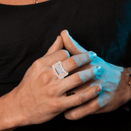 Rose Gold Mens Diamond Ring / Pinky Diamond Ring| 1.91 Carats