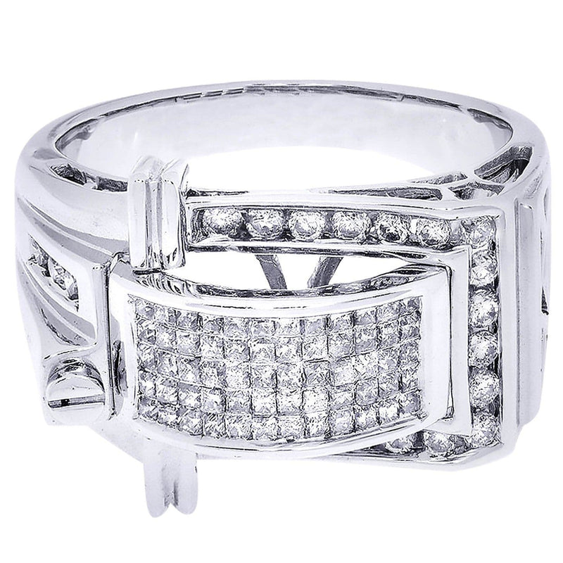 White Gold Mens Diamond Ring| 1.03 Carats| 9.72 Grams