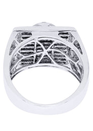 White Gold Mens Diamond Ring| 2 Carats| 11.15 Grams