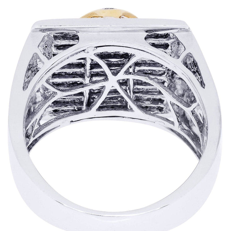 White Gold Mens Diamond Ring| 2.02 Carats| 11.8 Grams