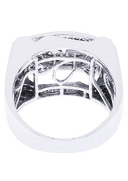 White Gold Mens Diamond Ring| 1.11 Carats| 13.37 Grams