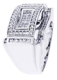 White Gold Mens Diamond Ring| 1.11 Carats| 13.37 Grams