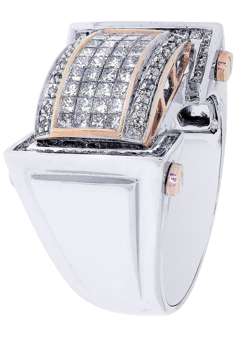 White Gold Mens Diamond Ring| 1.25 Carats| 13.76 Grams